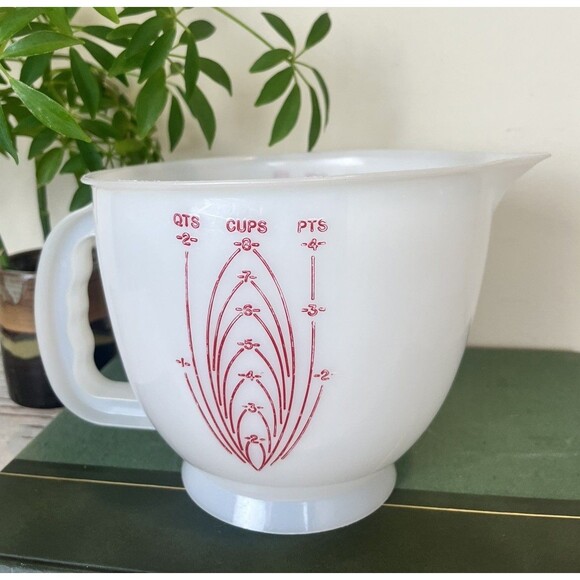 Vintage Tupperware 500 Mix-N-Stor Measuring Pitcher 2 Quarts 8 Cups With LID - Picture 3 of 7